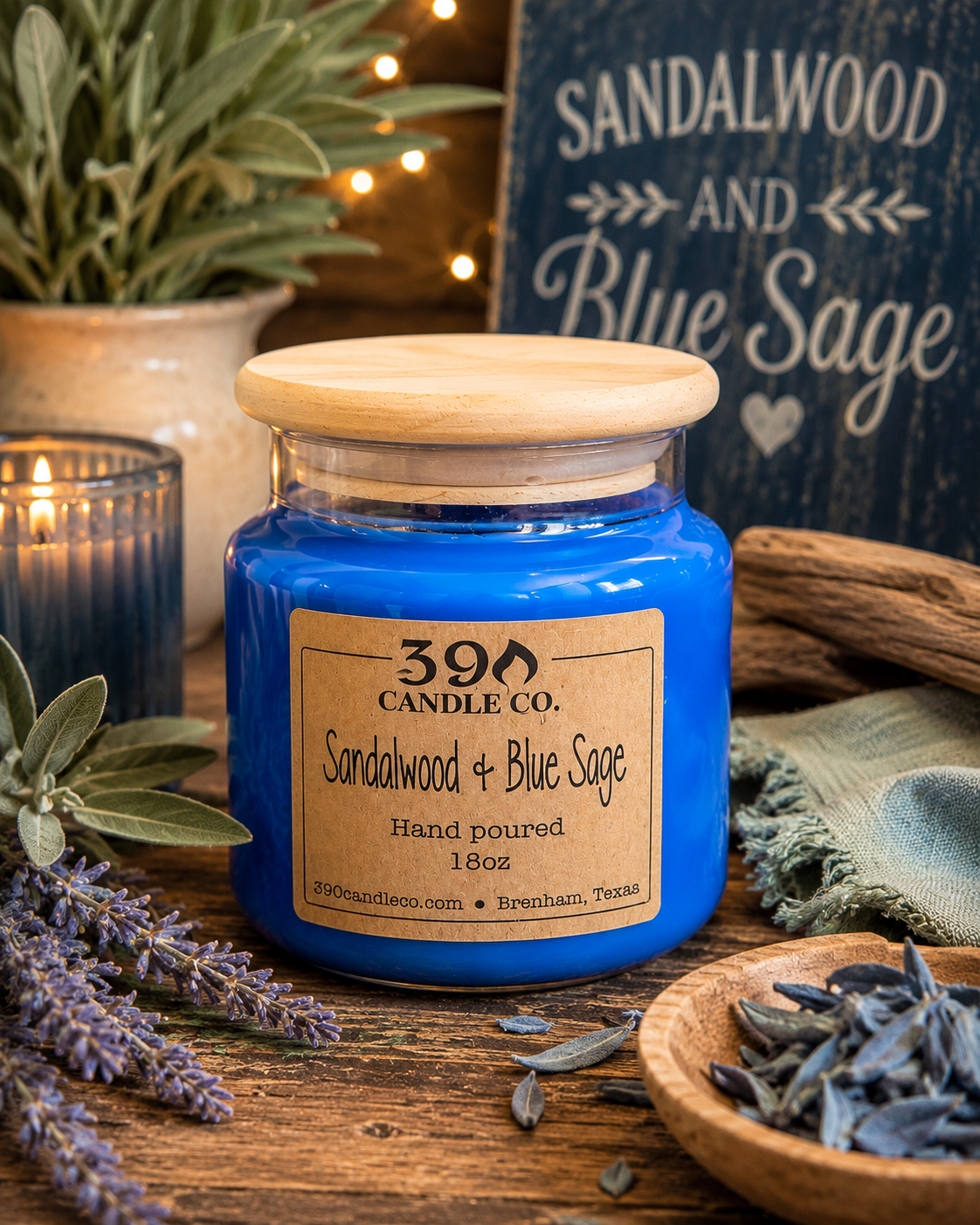 Sandalwood & Blue Sage
